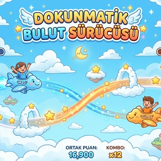 Dokunmatik Bulut Sürücüsü kooperatif işbirliği oyun modu