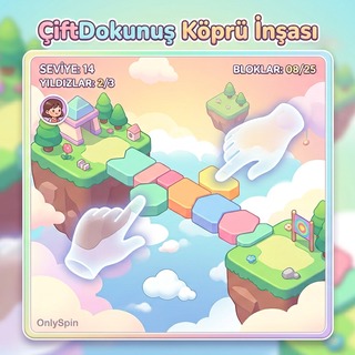 ÇiftDokunuş Köprü İnşası bulmaca oyun modu ekran görüntüsü